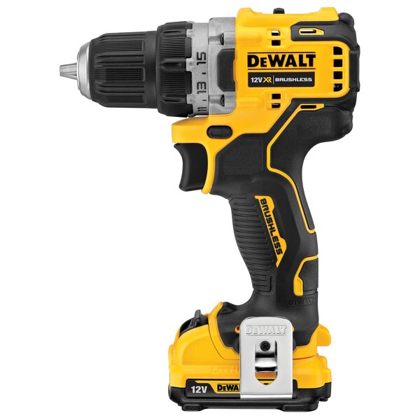 12V/2x2Ah Akku-Schlagbohrschrauber, Lader TSTAK (DeWALT DCD701D2-QW)