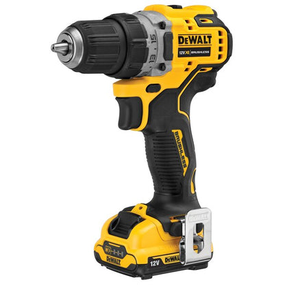 12V/2x2Ah Akku-Schlagbohrschrauber, Lader TSTAK (DeWALT DCD701D2-QW)