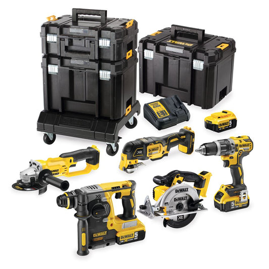18V/3x5.0 Ah Akku-Kombopack (DeWALT DCK654P3T-QW)
